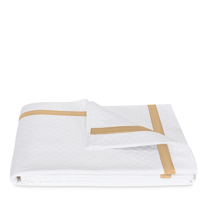 Matouk Lowell Diamond Matelasse Coverlet, Full/queen In Ambrose