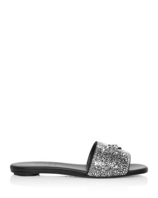 Women's Embellished Slide Sandals 