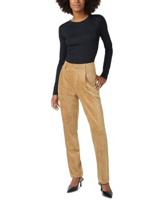 Pleated Corduroy Pants