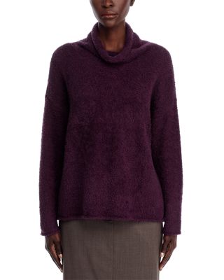 Fuzzy Turtleneck Sweater