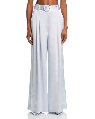 Hammered Satin Blazer, Crop Top & Pants