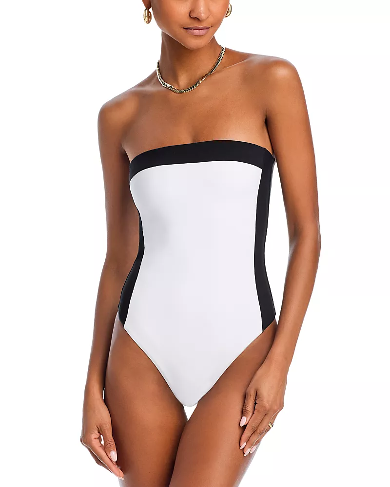 Aqua Strapless One Piece Swimsuit - Exclusive
