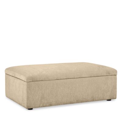 Large Rectangle Storage Ottoman