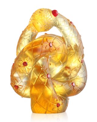 Shifting Winds of Fate Crystal 2025 Snake Figure