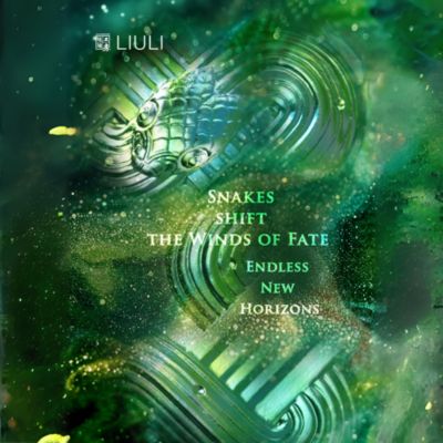 Endless New Horizons Crystal 2025 Snake Paperweight