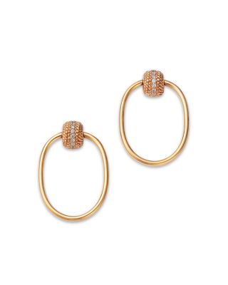 Roberto Coin 18K Yellow Gold Diamond Opera Earrings, 0.22 ct. t. w.