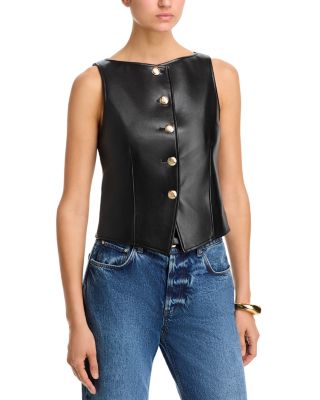 Cinq à Sept - Camen Faux Leather Vest