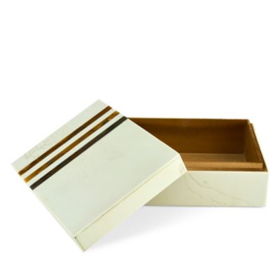 Faux Horn Keepsake Box