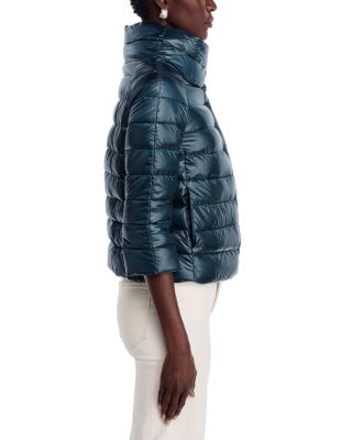 Sofia Iconico Cropped Down Puffer Coat