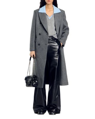 SANDRO 重ね着風　ニット Sandro Layered Knit Sweater | Bloomingdale's