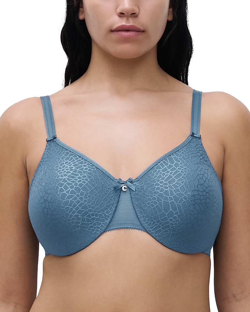 Chantelle Body Sculpt T-shirt Bra In Jeans Blue