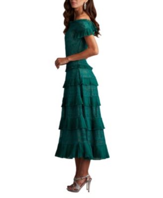 Robe De Bal Tadashi Shoji Taille 4 - Ivoire/blanc - Mousseline De Soie Tissée - Neuf Sans étiquettes