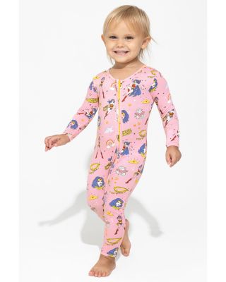 Bear Girls' Wonder Woman Convertible Footie - Baby