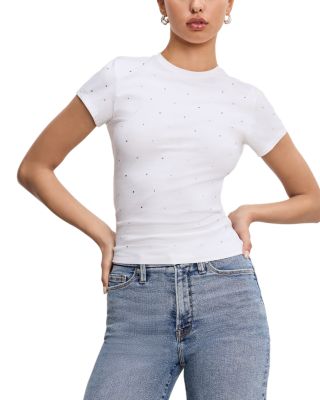 Good American - Crystal Baby Tee