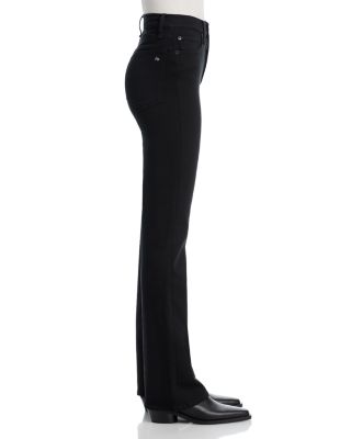 Flexi Peyton High Rise Bootcut Jeans in Black