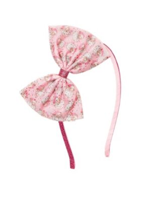 Sweet Wink Girls' Retro Santa Christmas Tulle Bow Headband - Little Kid and Big Kid