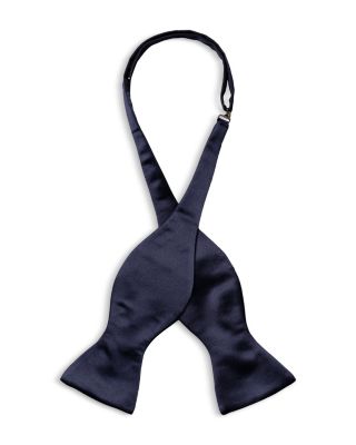 Satin Self Tied Bow Tie