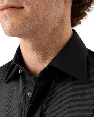 Slim Fit Pliss&eacute; Bib Formal Shirt