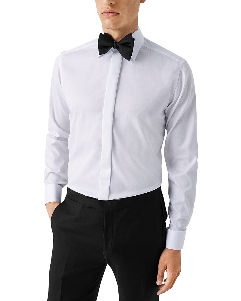 Eton Contemporary Fit Twill Fly Front Formal Shirt