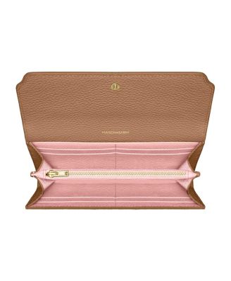 Long Leather Flap Wallet