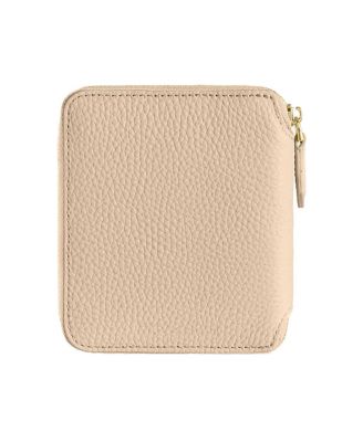 Small Leather Zip Around Wallet