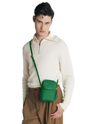 Leather Zip Phone Pouch