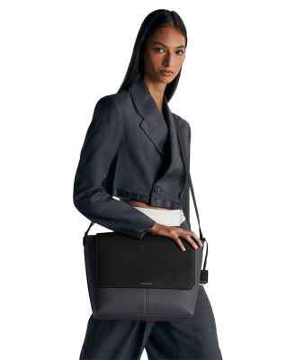 Leather Flaire Messenger Bag