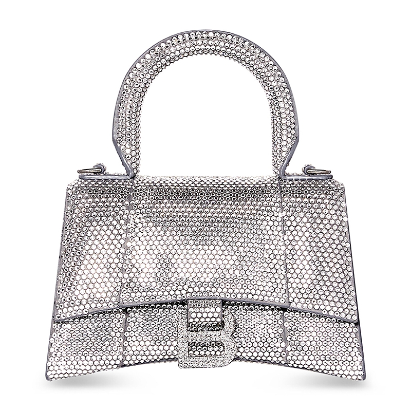 Balenciaga Hourglass Handbag with Rhinestones · OS