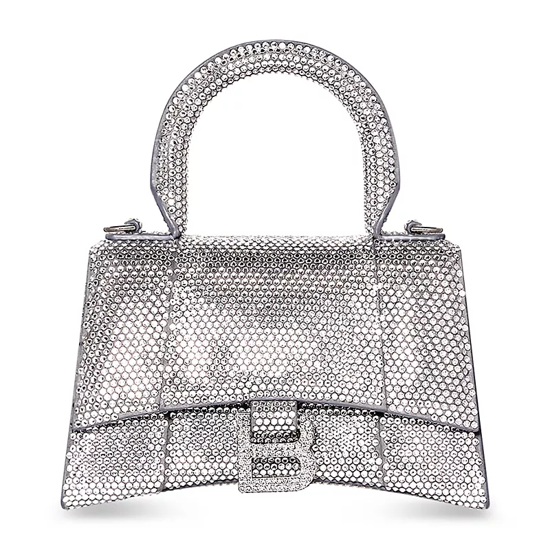 Balenciaga Hourglass Handbag with Rhinestones