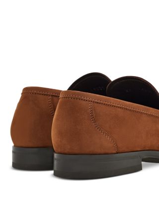 Men's Gancini Suede Loafers  