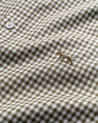 Gunn Check Oxford Long Sleeve Slim Fit Shirt