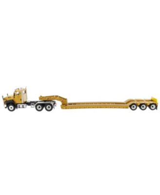  1/50 Caterpillar CT660 Highway Semi Truck with Lowboy Trailer Toy - Ages 11+