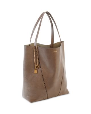 Chloé Leather Spin Large Tote | Bloomingdale's