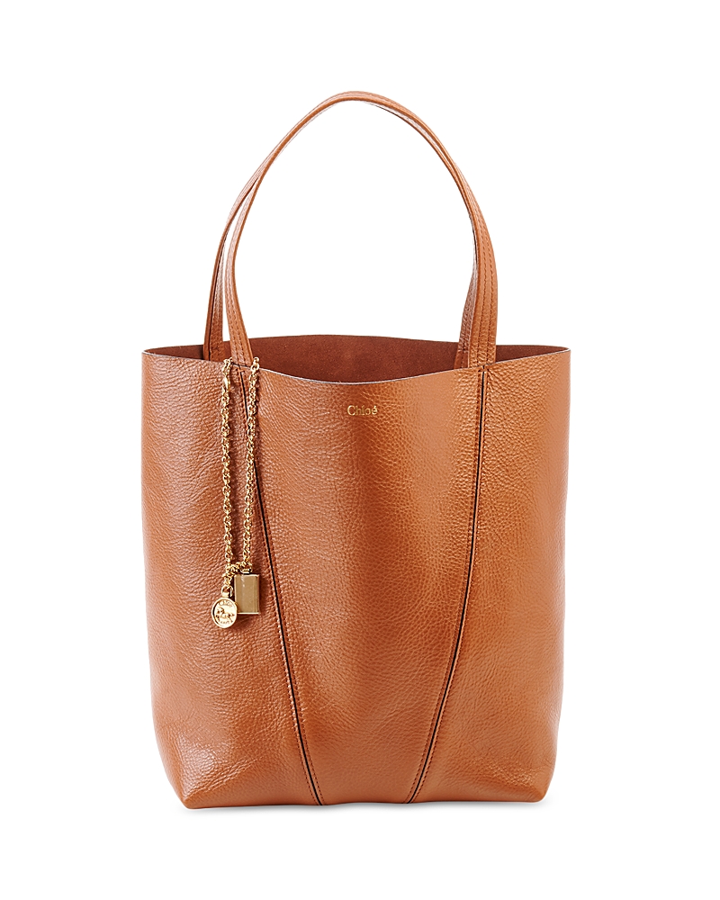 Chloe Medium Spin Tote in Leather · NO SIZE