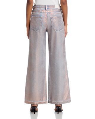 Jaydn High Rise Wide Leg Jeans in Tinsel
