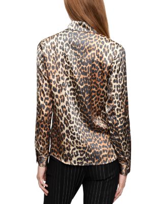 Printed Satin Shirt
