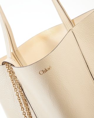 Medium Spin Tote in Leather