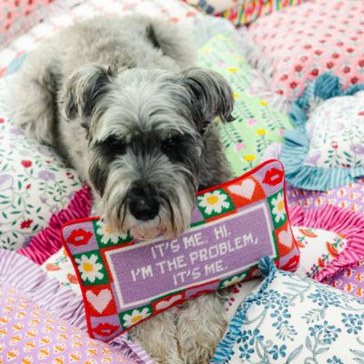 It&#39;s Me Needlepoint Pillow, 14&amp;quot; x 8&amp;quot;