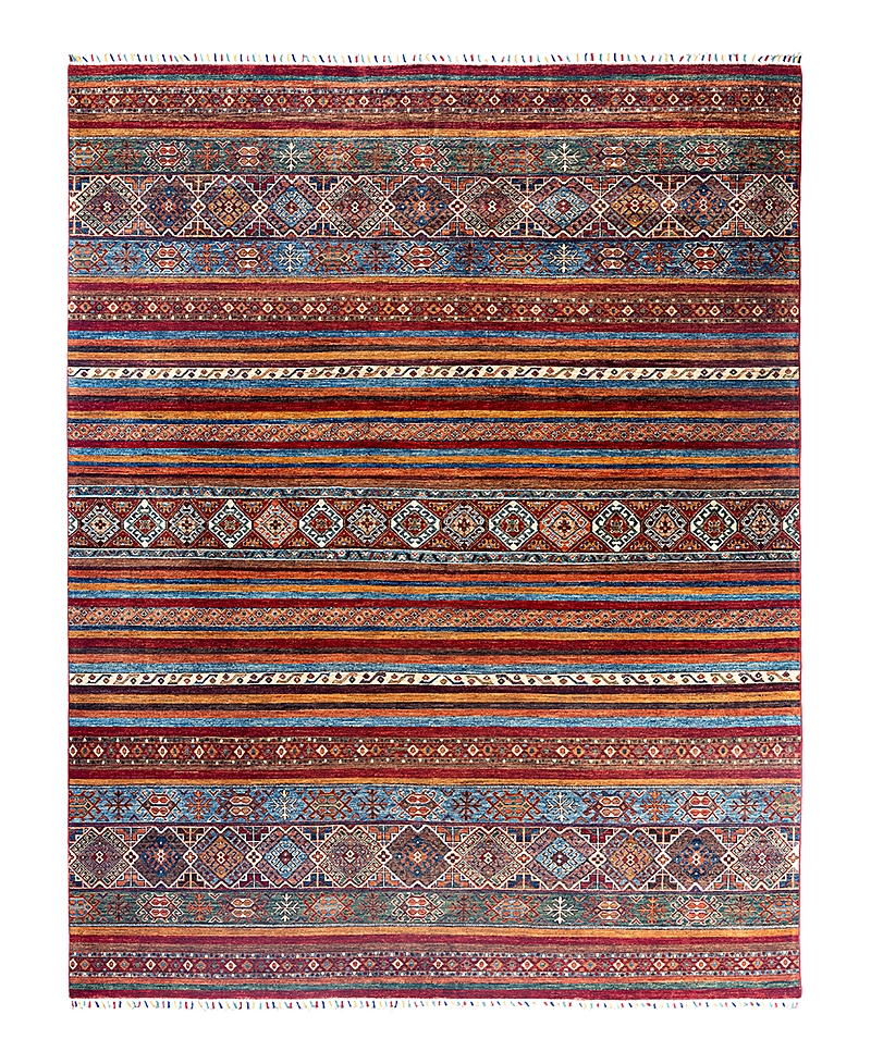 Bloomingdale's Tribal M1999 Area Rug, 8' X 10'4 In Red
