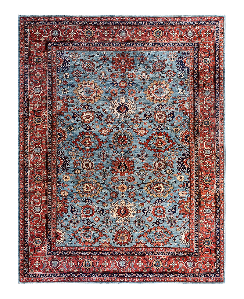 Bloomingdale's Serapi M1999 Area Rug, 8'11 X 11'9 In Light/blue