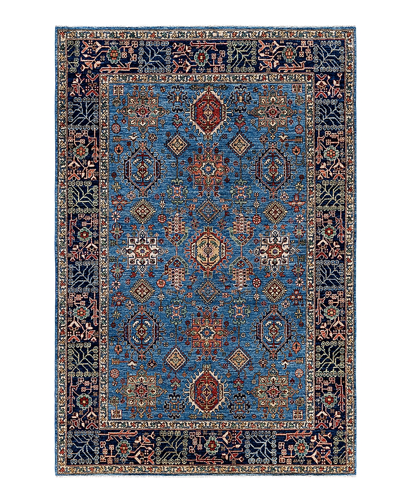 Bloomingdale's Serapi M1999 Area Rug, 6'1 X 9'4 In Light/blue