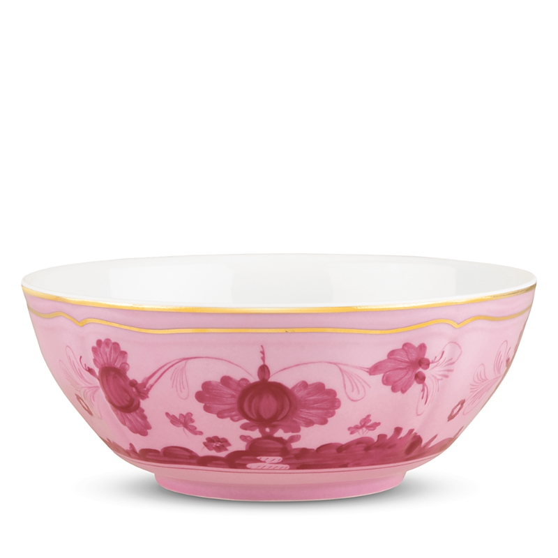 Ginori 1735 Oriente Italiano Antico Doccia Bowl In Pink