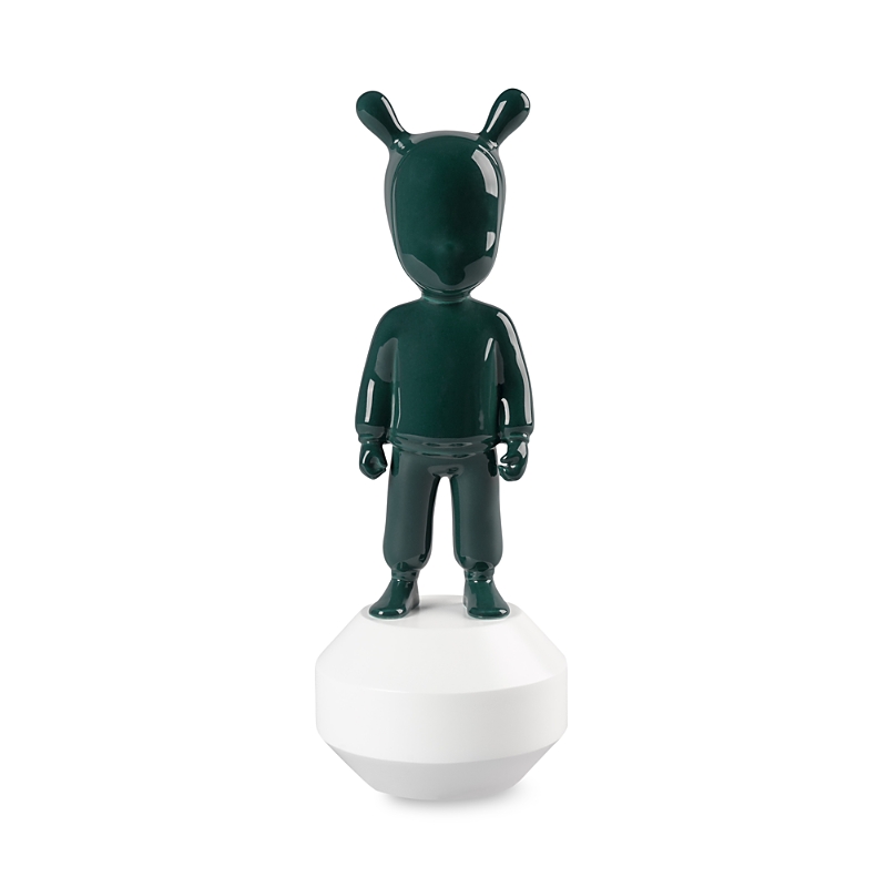 Lladrò The Guest Small Figurine In Green