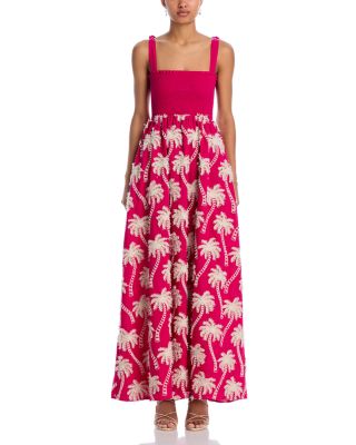 Agata Palms Maxi Dress - Exclusive