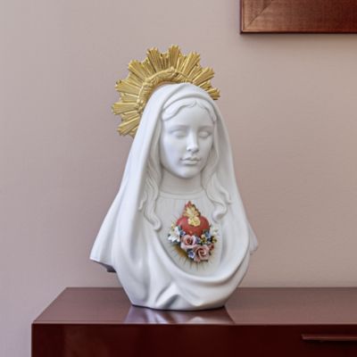 Immaculate Heart of Mary Sculpture