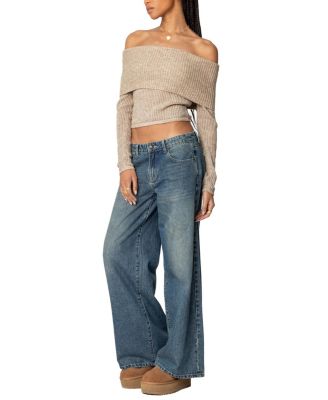 Lili Fold Over Knit Top