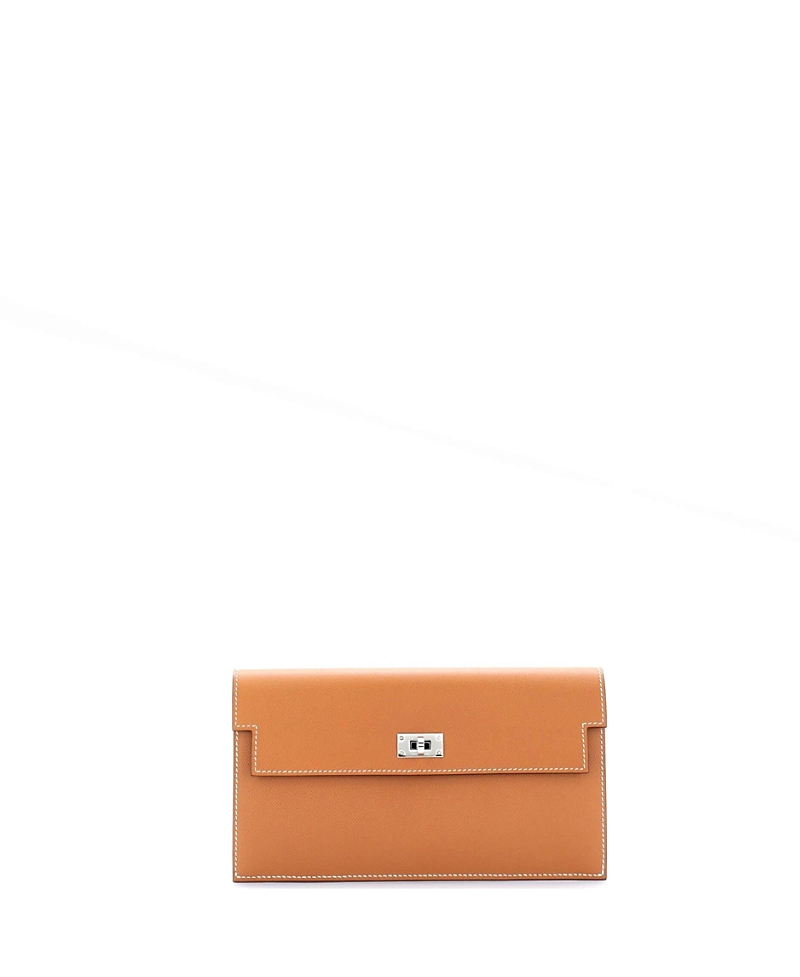 Pre-Owned Hermes Long Kelly Pocket Wallet Madame