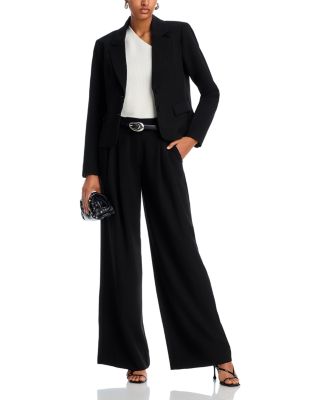 AQUA - Crepe Button Blazer & Pants - Exclusive