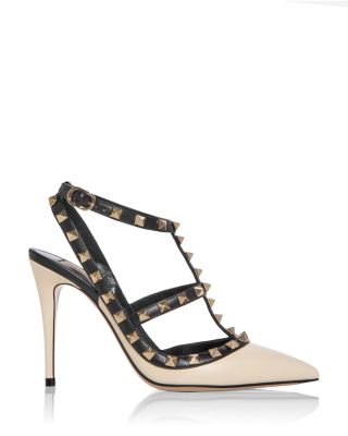 Women&#39;s Rockstud Embellished Caged Pumps