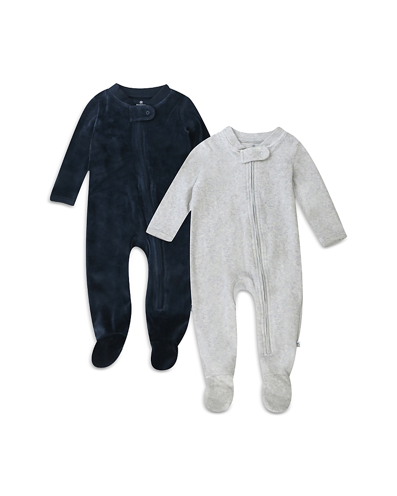 HONEST BABY UNISEX VELOUR FOOTIE, SET OF 2 - BABY